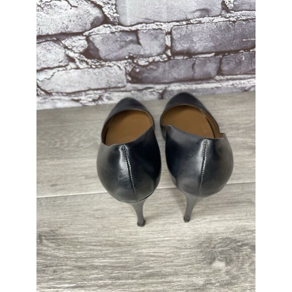 Aquazzura Firenze Black Leather Stiletto High Dress Heels Women Sz 41EU/10.5M US - Picture 5 of 16